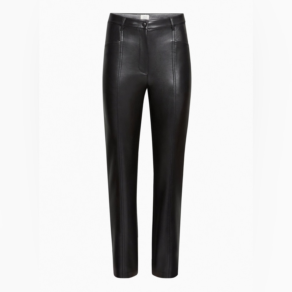 Aritzia Wilfred Vegan Leather Rebel Pant
